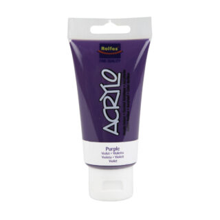 RA575128_purple_1200 Rolfes Acrylo Acrylic Paint 75ml - Purple