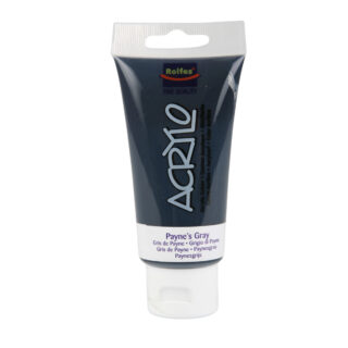 RA575289_paynes_gray_1200 Rolfes Acrylo Acrylic Paint 75ml - Paynes Grey