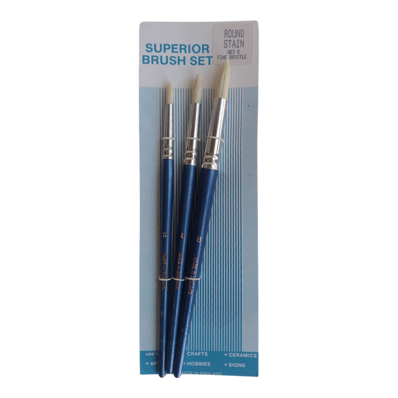 Rolfes Flat Foam Sponge Brush Set – 3 Piece