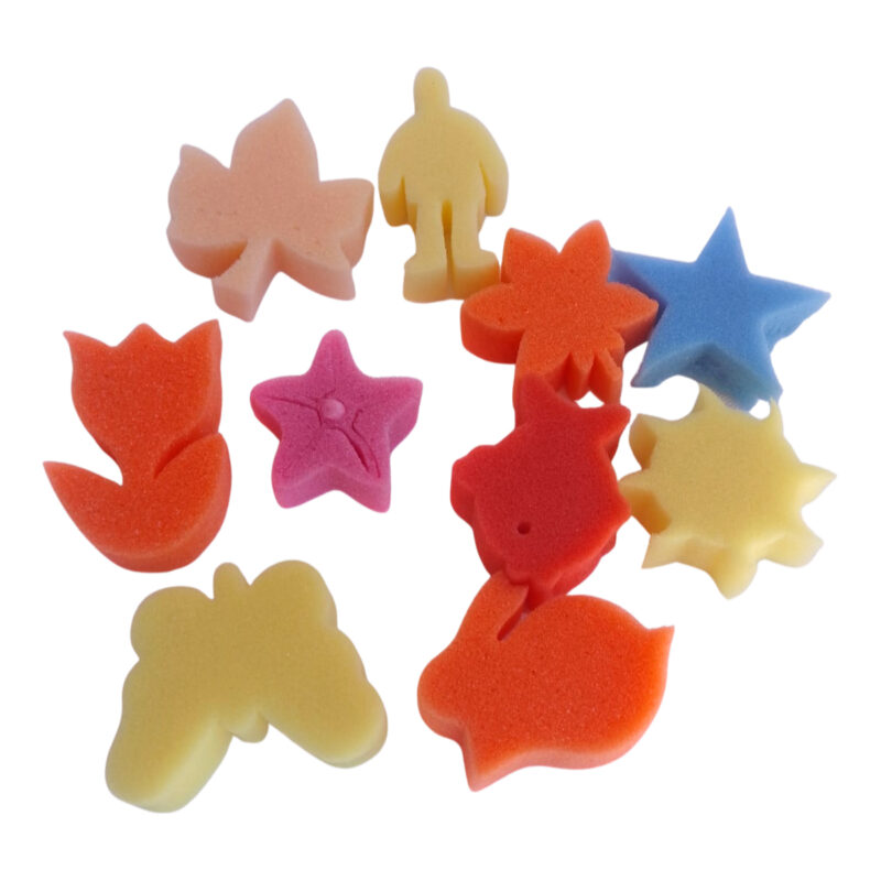 Rolfes Flat Foam Sponge Brush Set – 3 Piece