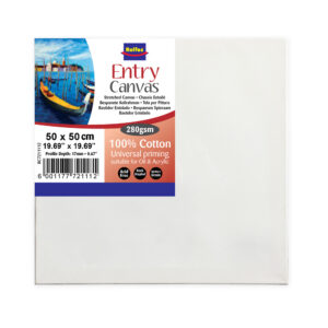 Rolfes Canvas Roll 500 gsm, cotton duck, unbleached, universally primed, 2.1m wide x10m