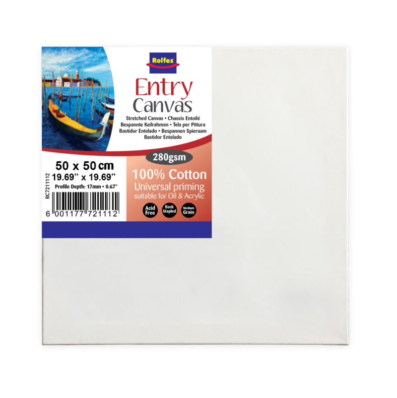 Canvas Panel, 280 gsm  - 40 x 50 cm / 15.75 x 19.69 inches