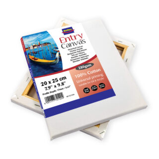 Canvas Panel, 280 gsm  - 40 x 50 cm / 15.75 x 19.69 inches
