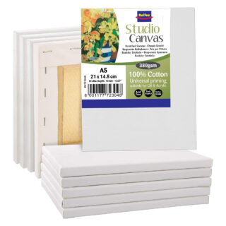 RC723048_canvas-A5 Rolfes Studio Canvas, 380 gsm - A5 / 21 X 14.8 cm / 8.27 x 5.83 inches