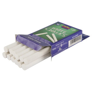 RCH100009_01_w Rolfes Drawell Chalk, White, Round, 12's