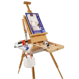 Amsterdam Studio Easel – H-Frame, Elm Wood