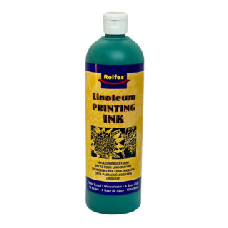 RLP585059_linoprinting_ink_viridgreen Rolfes Lino Printing Ink 500ml Viridian Green