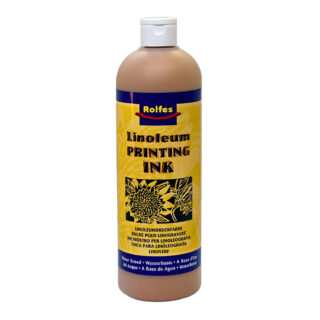RLP585103_linoprint_500ml_yellow_ochre Rolfes Lino Printing Ink 500ml Yellow Ochre
