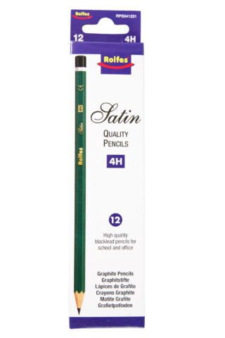 RPS941251_4H_front_sm Satin Pencils 4H - Pack of 12