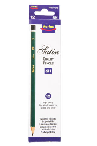 RPS941275_6H_front_sm Satin Pencils 6H - Pack of 12