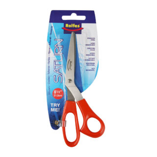 RS814012_1200 Rolfes Saturn Scissors, 21.5cm (8.5"), Bent Handle, General Purpose