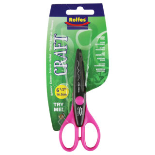 RS814326_03_1200 Rolfes Decorative Craft Scissors, Colonial Pattern, 16.5cm (6.5")