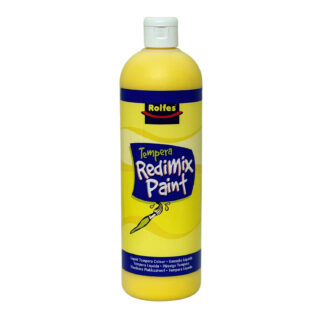 RTR530011_redimix_primary_yellow_1500 Rolfes Redimix Poster Paint 500ml - Primary Yellow