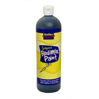 RTR530240_redimix_black_1500 Rolfes Redimix Poster Paint 500ml - Black