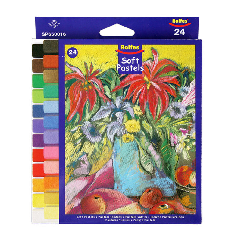 Rolfes Soft Pastels, 12 Assorted Colours