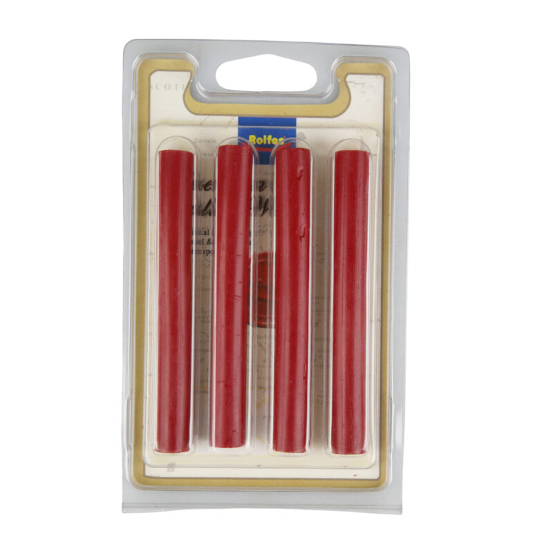 Rolfes Glue Gun Sealing Wax – 4 Piece Hang-Up – Red