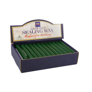 Rolfes Glue Gun Sealing Wax – 36 Piece Box – Green