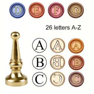 Rolfes Brass Handle Seals – Capital Letters A – Z