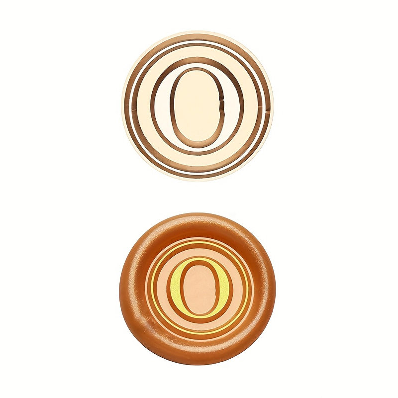 Rolfes Brass Handle Seal – Simple Capital Letter A