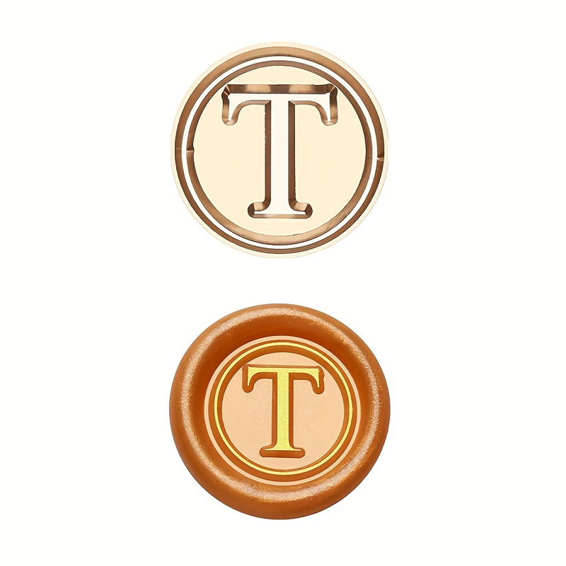 Rolfes Brass Handle Seal – Simple Capital Letter Q