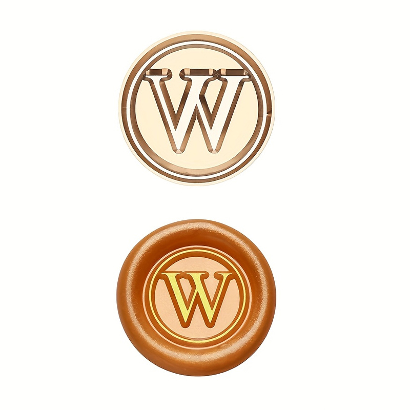 Rolfes Brass Handle Seal – Simple Capital Letter Q