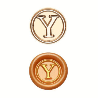Simple-Capital-Y Rolfes Brass Handle Seal – Simple Capital Letter Y