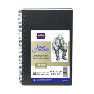 Visual-Art-Diary-A5-120g Rolfes Visual Journal, A5, 120 gsm, 80 Sheets