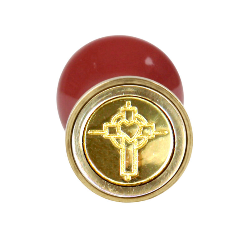 Rolfes Brass Handle Seal – Simple Capital Letter Q