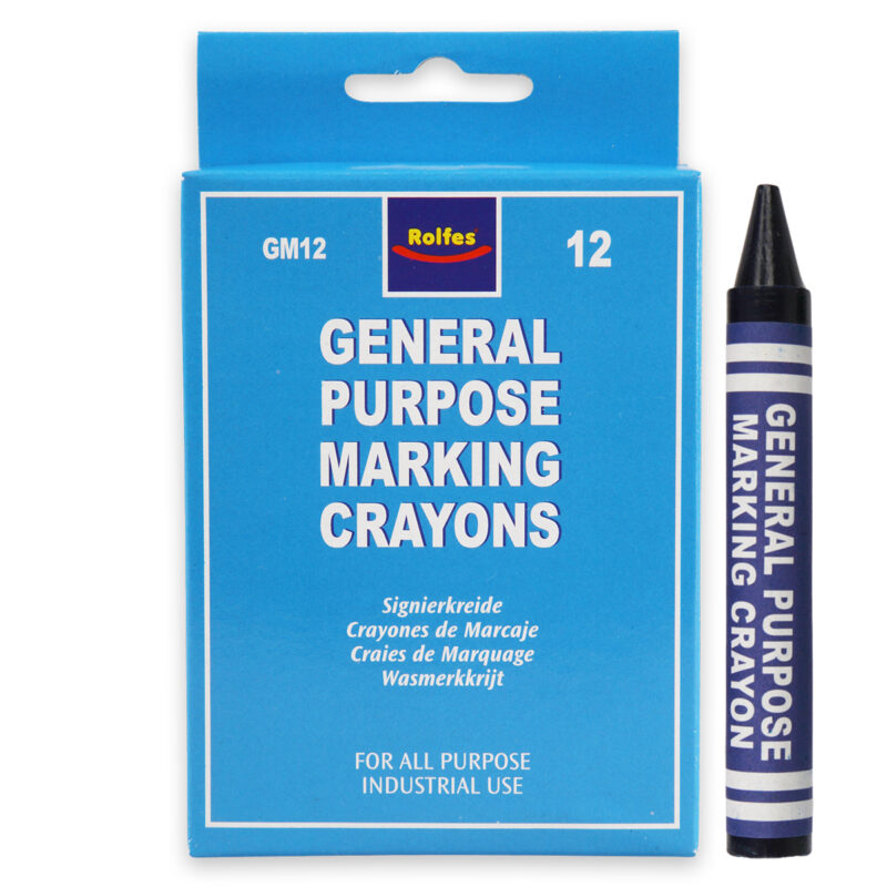 Rolfes General Marking Crayon, Box of 12's, Orange