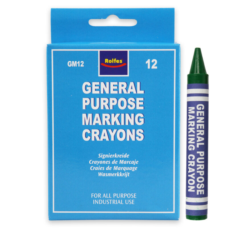 Rolfes General Marking Crayon, Box of 12's, White