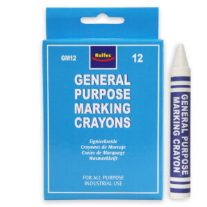 Rolfes General Marking Crayon, Box of 12's, White
